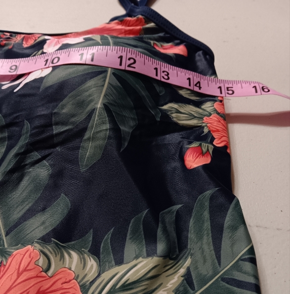 Urchics Womens 2024 Tankini Swimsuits Tummy Control Flowy Swimwear Two Piece - Picture 6 of 8